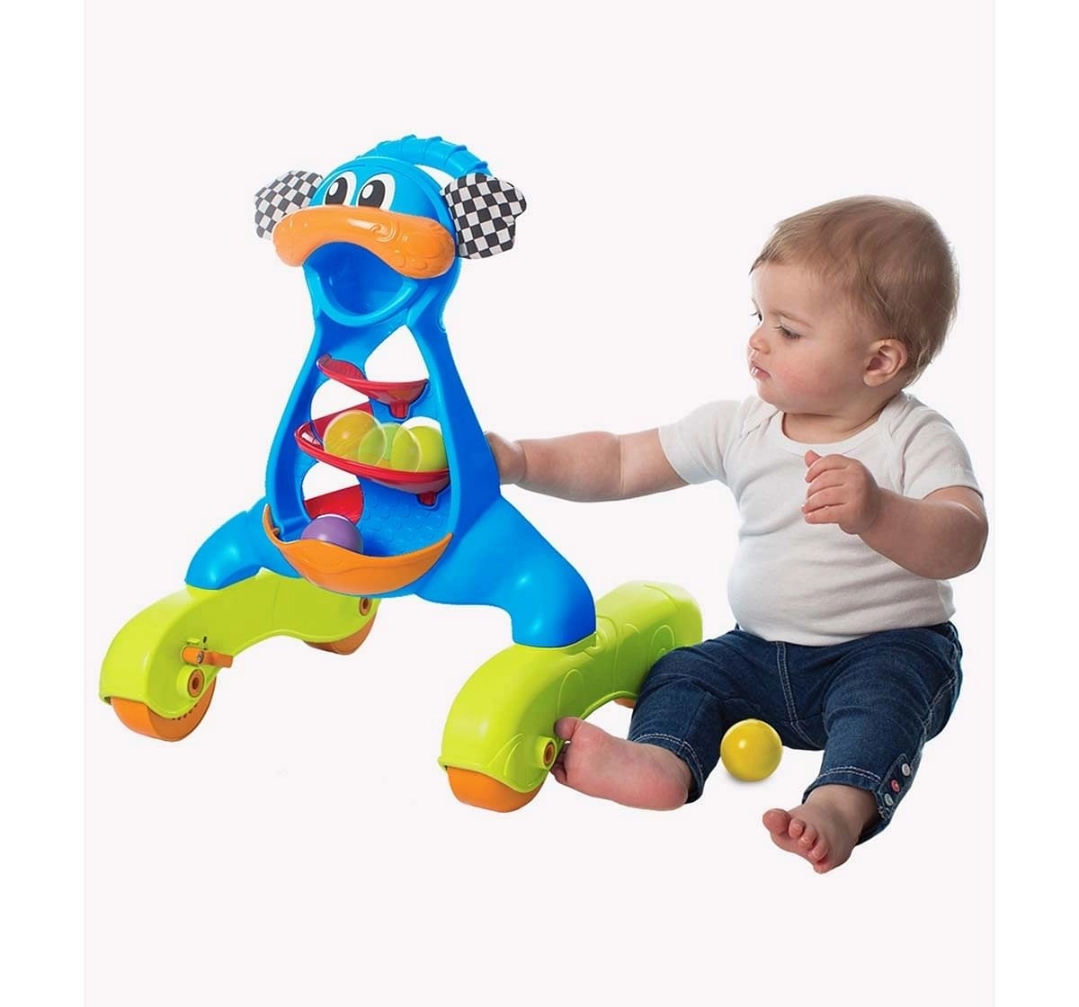 Playgro Walk With Me Blue Dragon Activity Walker Baby Gear for Kids age 12M+