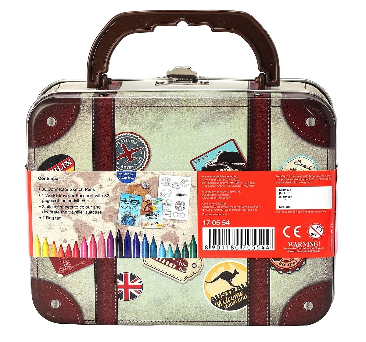 Faber-Castell  170554  world traveller case , 4Y+