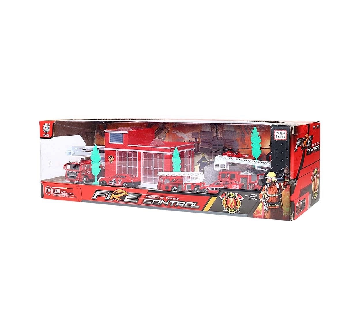 GRK Die Cast Fire Control Rescue Team Vehicle Set for Kids age 3Y+ 
