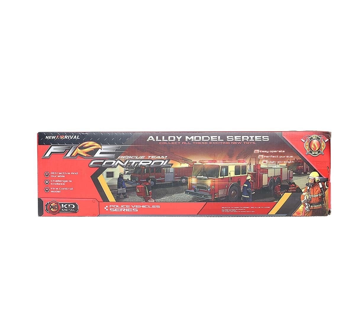 GRK Die Cast Fire Control Rescue Team Vehicle Set for Kids age 3Y+ 