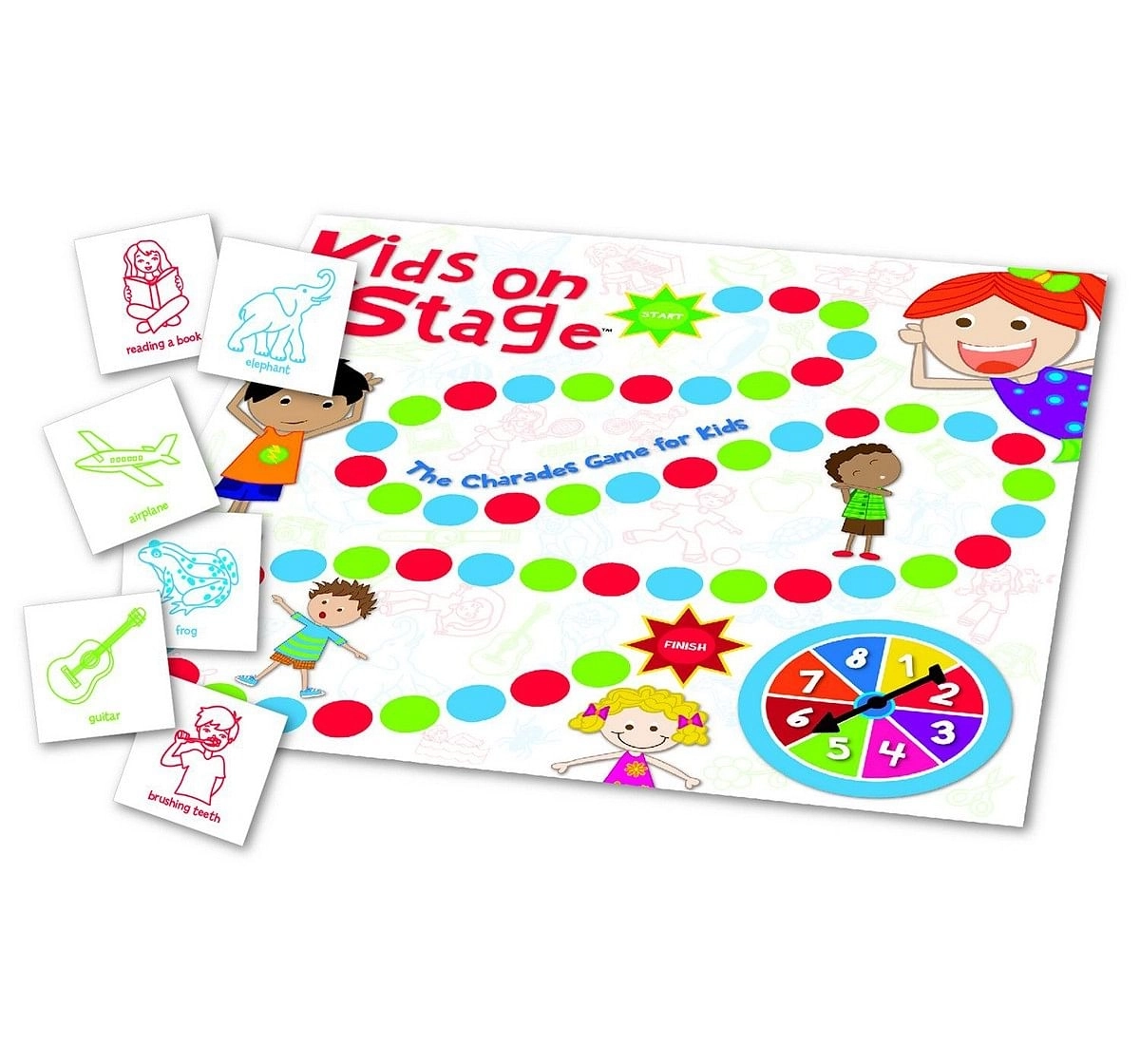 Funskool Games Kids On Stage,Multi Color Board Games for Kids age 3Y+ 