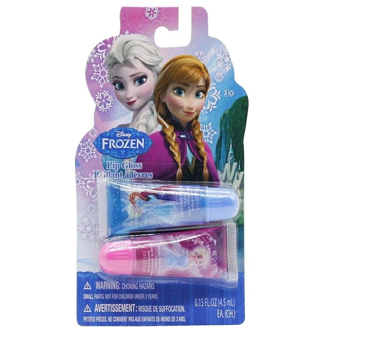 Townley Girl Disney Frozen Lip Gloss – Two Pack, Multi Color Diy Art & Craft Kits for Kids Age 3Y+
