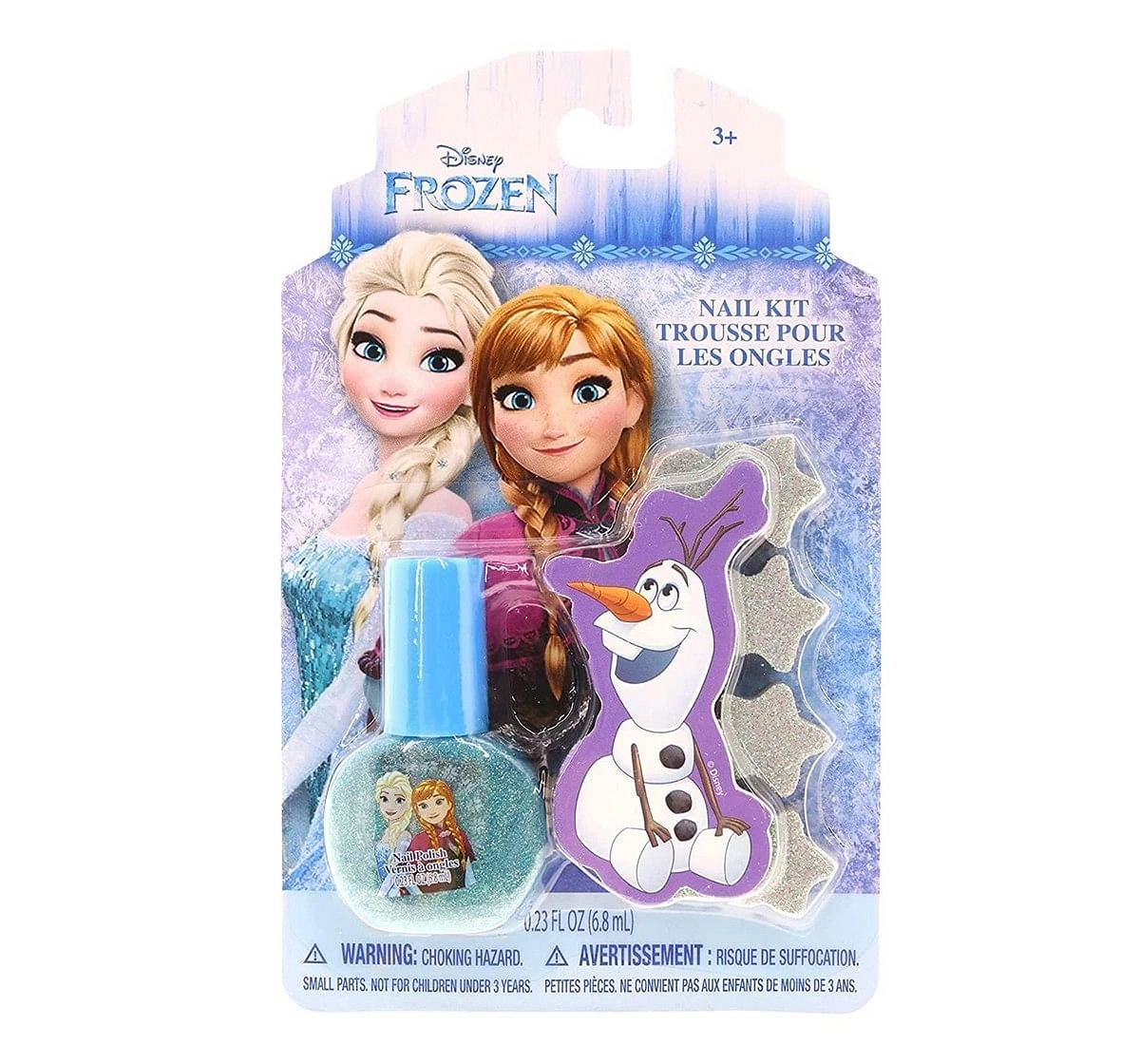 Disney Townley Girl Frozen Nail - Single Pack DIY Art & Craft Kits for Kids age 3Y+ 