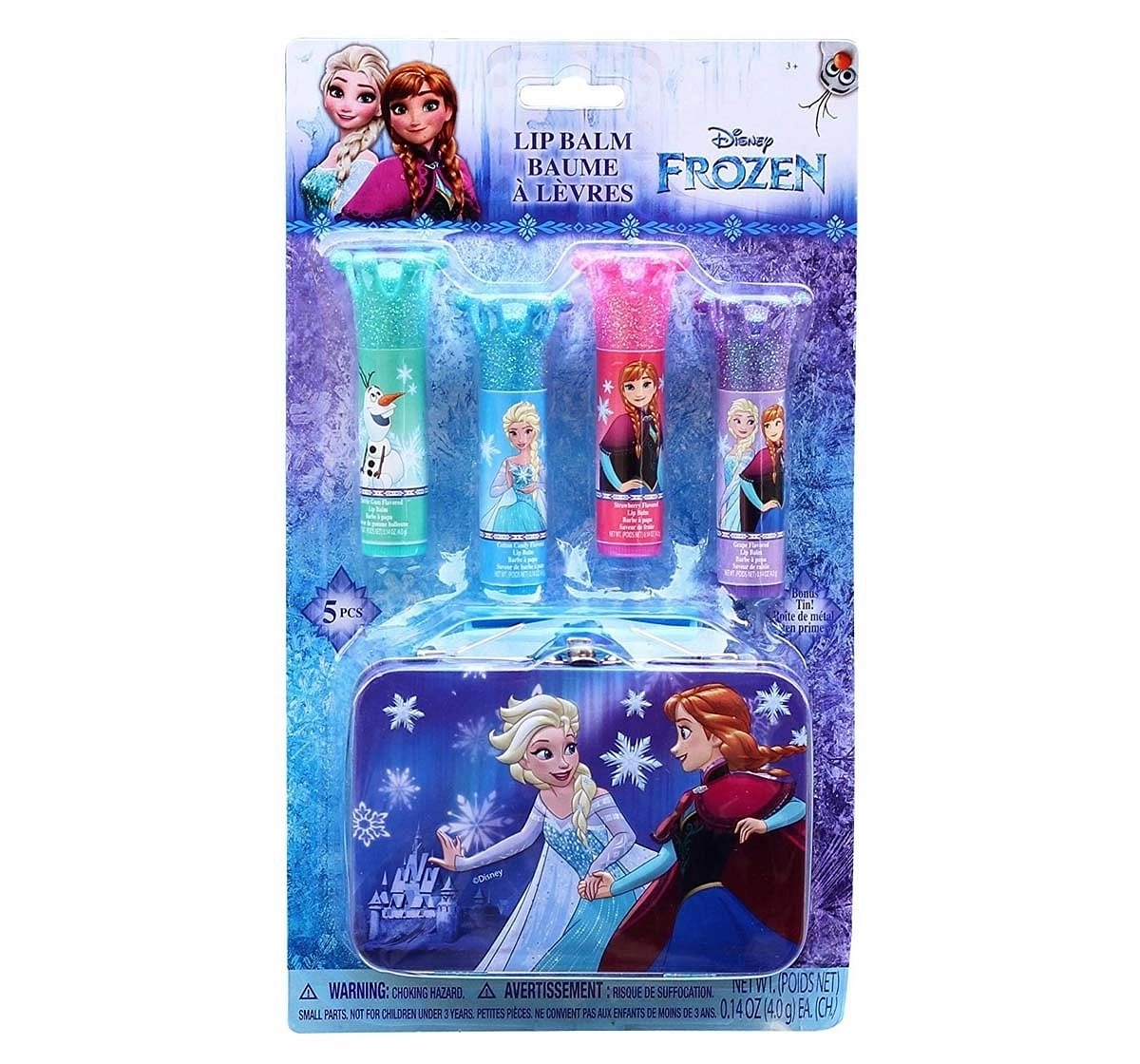 Disney Frozen Townley Girl Lip Balm Kit Toileteries and Makeup for Kids age 3Y+ 