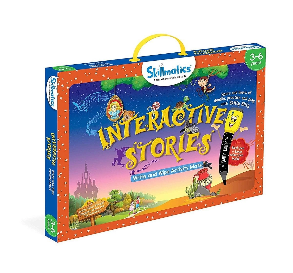 Skillmatics Educational Game: Interactive Stories, 3-6 Years (Blue) Games for Kids age 3Y+ 