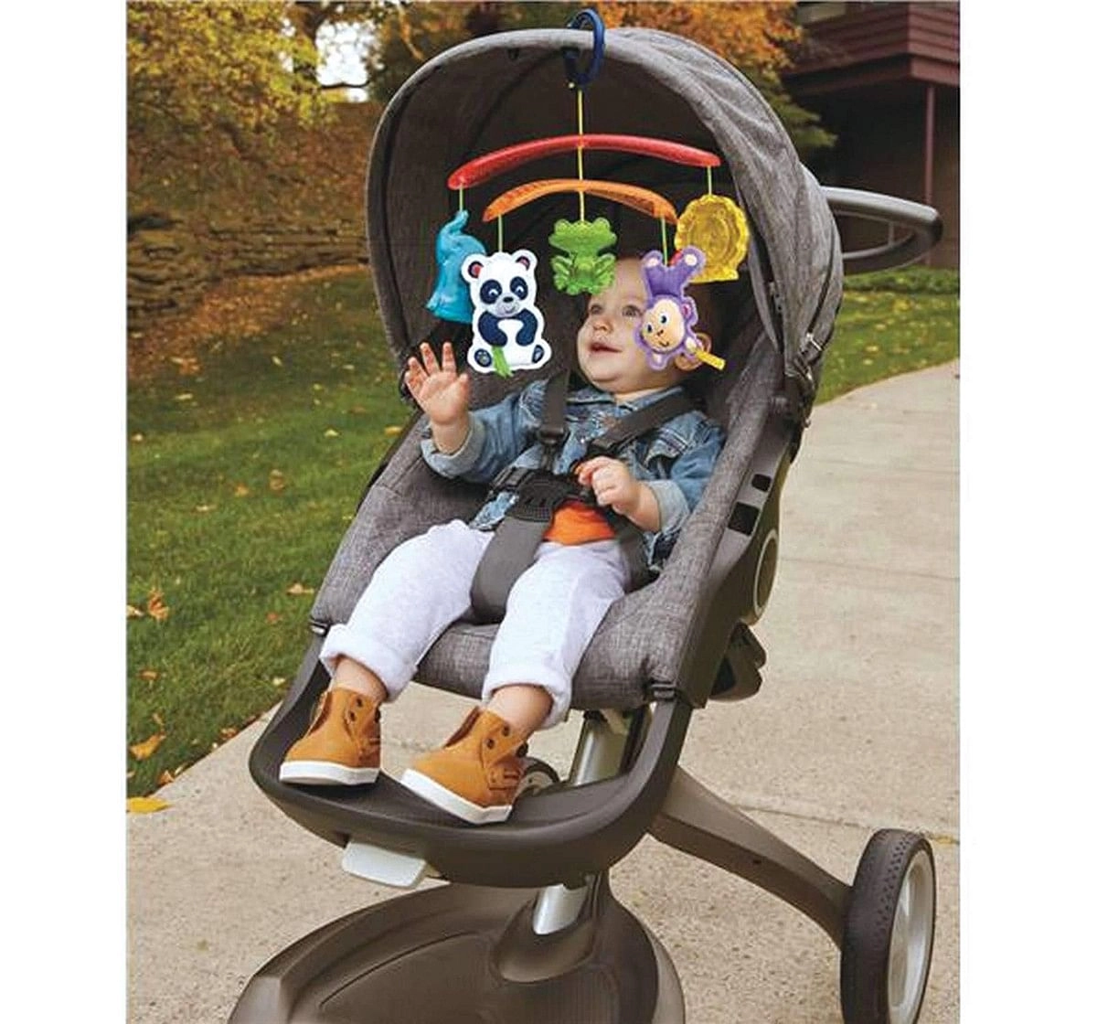 Fisher Price On-The-Go Stroller Mobile New Born for Kids age 12M+
