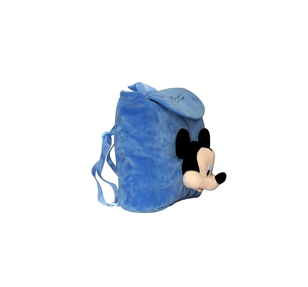 Disney Happiness Drawstring Closure Mickey Mouse Backpack_Blue_Free Size Plush Accessories for Kids age 6Y+ - 10.7 Cm 