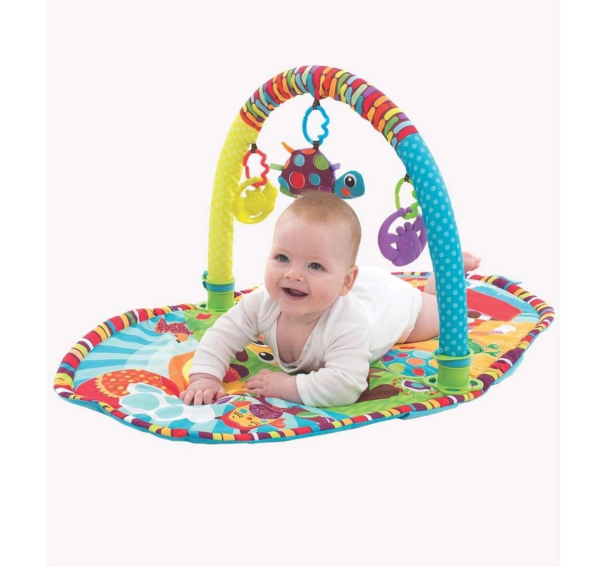 Playgro Play In The Park Activity Gym Blue Baby Gear for Kids age 0M+ 