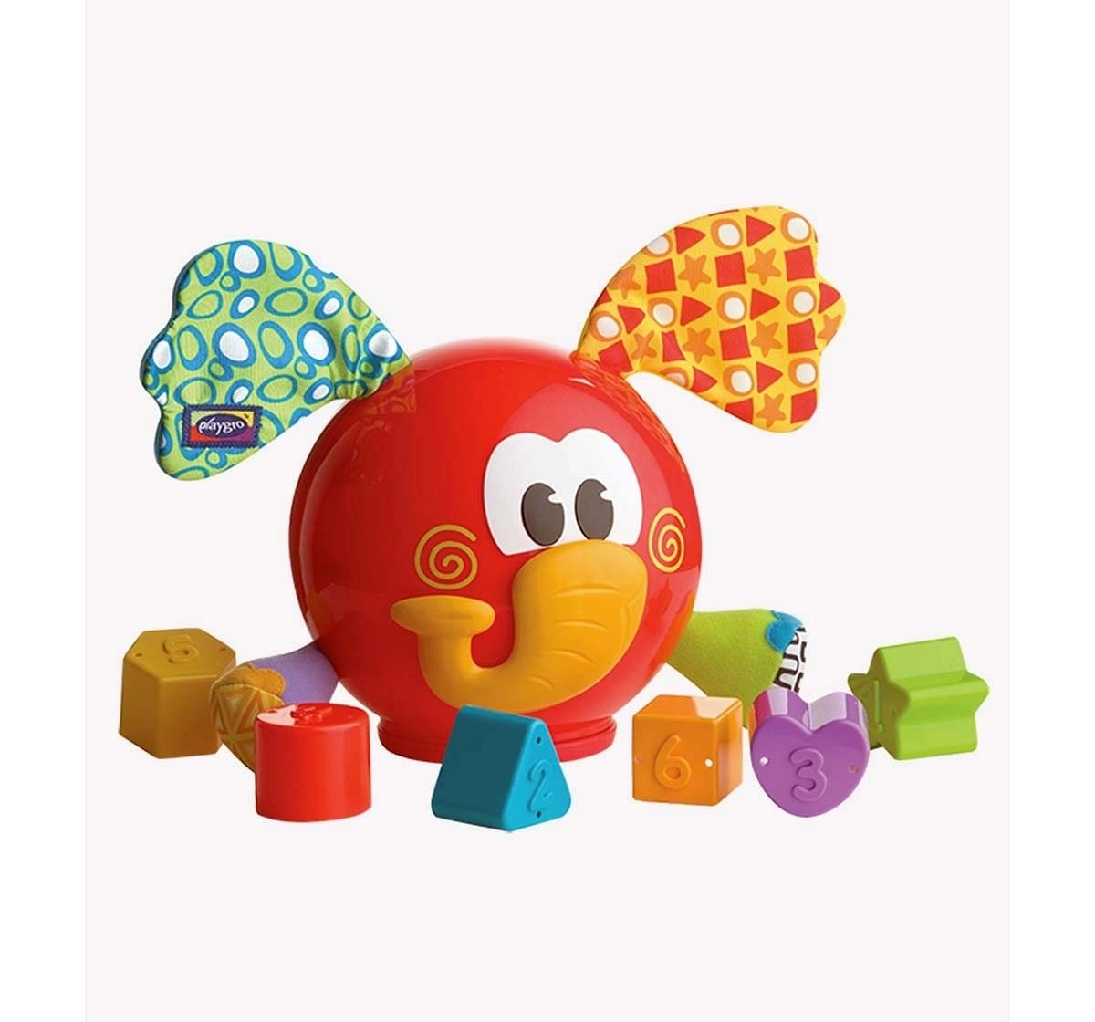 Playgro Elephant Shape Sorter Activity Toys for Kids age 12M+ 
