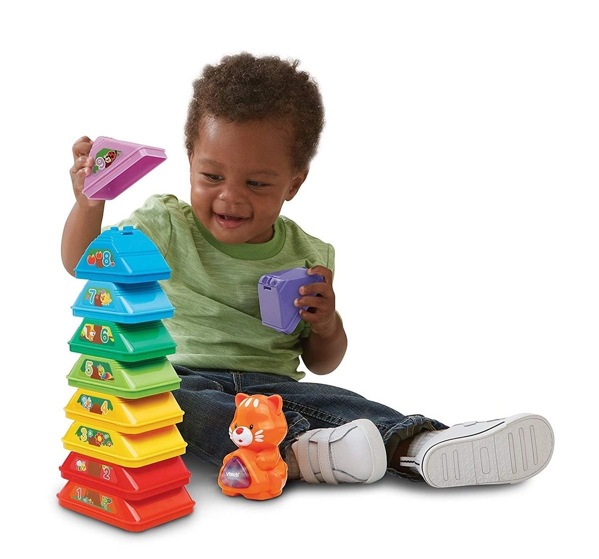 V-Tech  Nest And Build Tree Stacker Learning Toys for Kids age 6M+ 