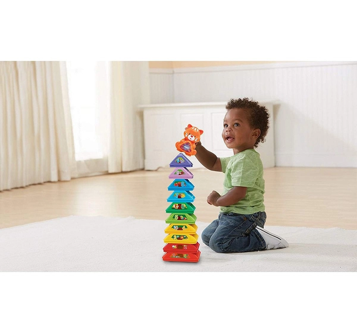 V-Tech  Nest And Build Tree Stacker Learning Toys for Kids age 6M+ 