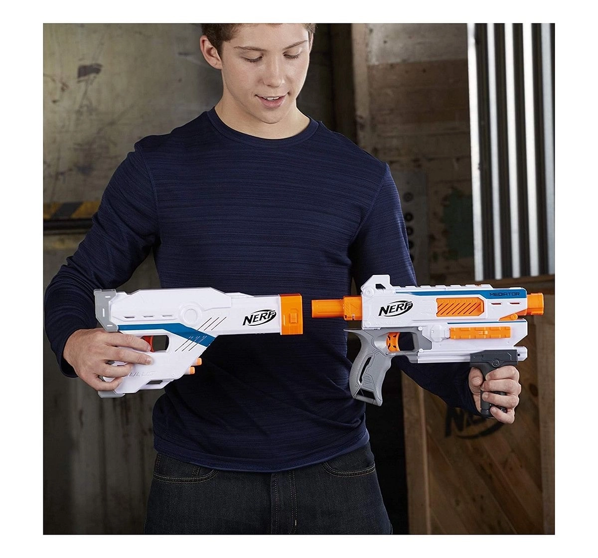 Nerf Modulus Mediator Stock Battle Toy Blasters for Kids age 6Y+ 