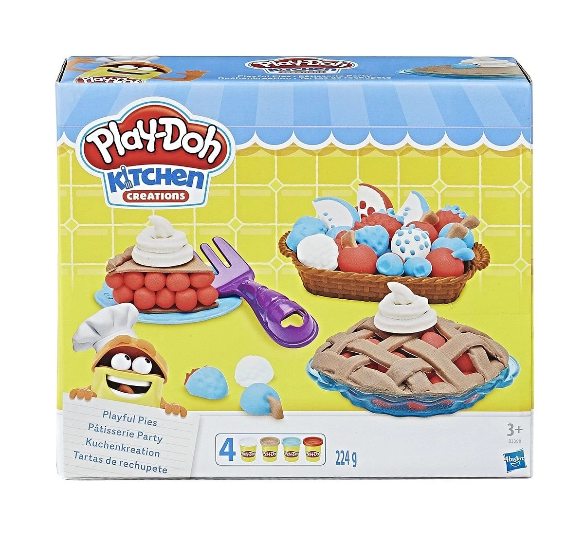 Play-Doh Playful Pies Set Clay & Dough for Kids age 3Y+ 