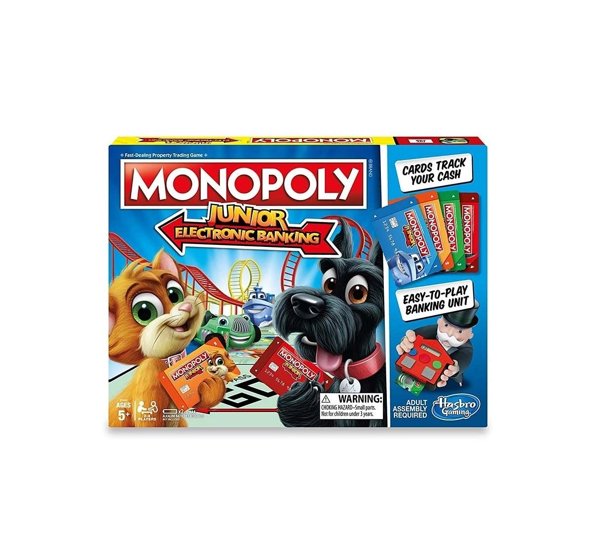 Monopoly Junior Electronic Banking Board Game for Kids age 4Y+ 