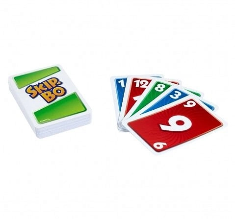 Mattel Games Skip Bo Card Game for Kids age 7Y+ 