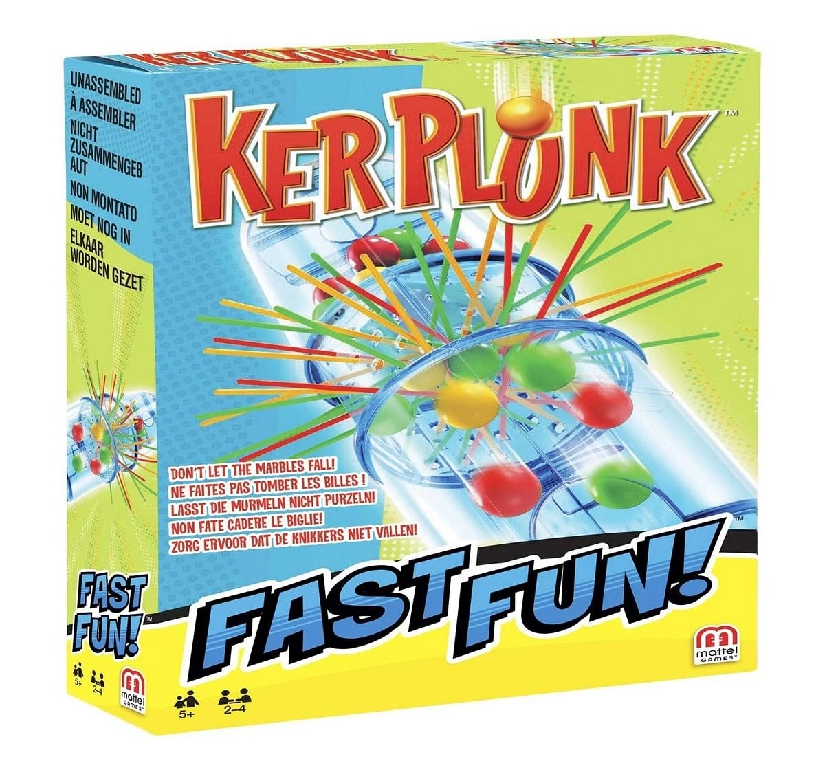 Mattel Kerplunk Fast Fun Games for Kids age 5Y+ 