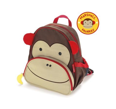 Skip Hop Zoo Little Kid Backpack Monkey 3Y+, Multicolour