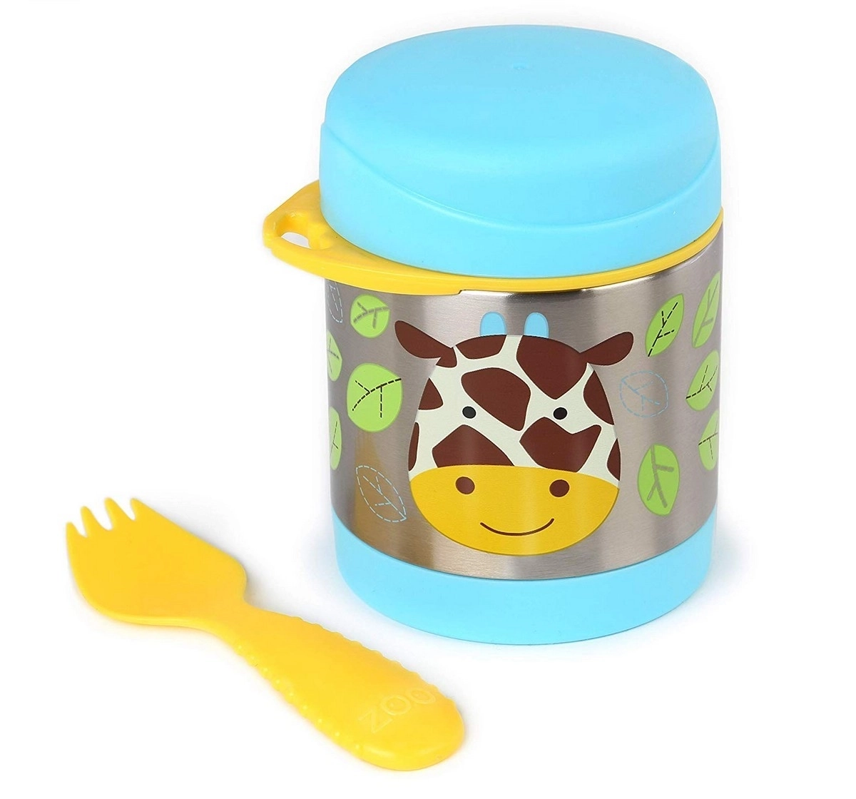 Skip Hop Zoo Insulated Little Kid Food Jar Giraffe 3Y+, Multicolour