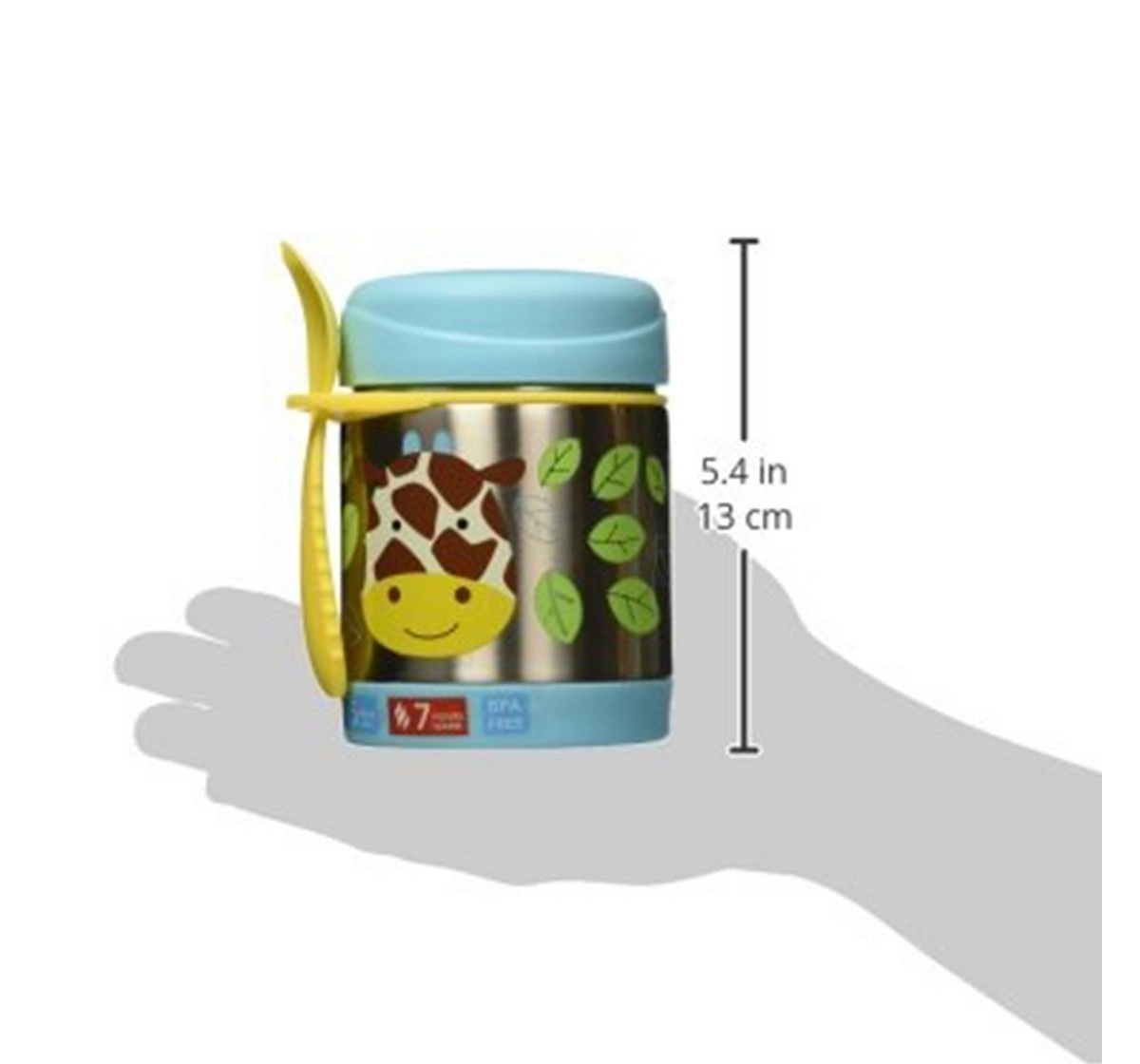 Skip Hop Zoo Insulated Little Kid Food Jar Giraffe 3Y+, Multicolour