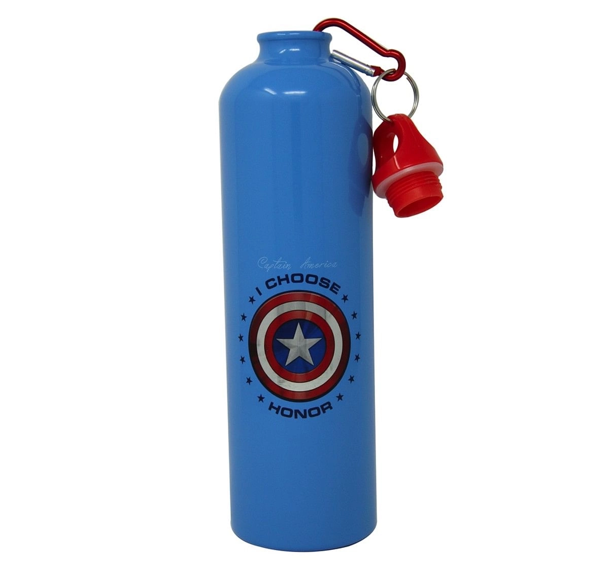 Captain America Shield Stainless Steel Sipper Water Bottle 750Ml Blue 5Y+