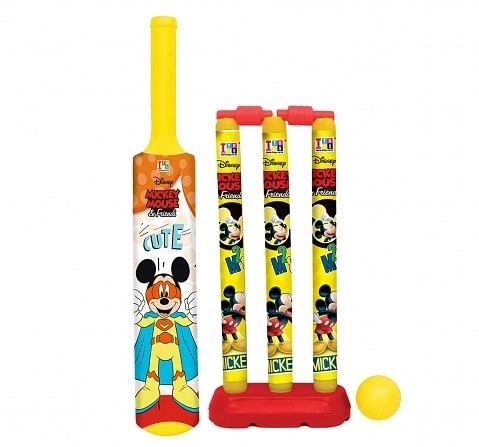 IToys Disney Cricket Set Assorted Medium, Unisex, 2Y+ (Multicolor)