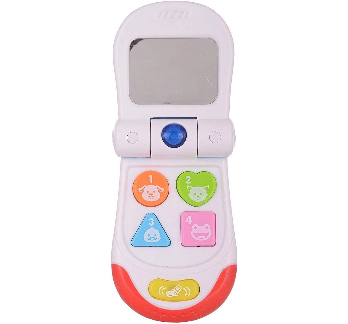 Winfun My Flip up Sounds Phone - Blue Learning Toys for Kids age 3M+ (Blue)