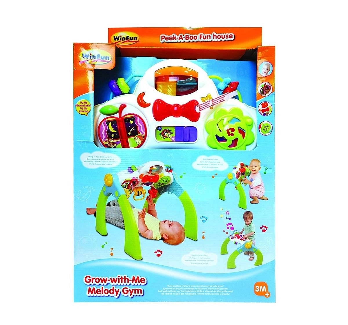 Winfun Grow with me Melody Gym Baby Gear for Kids age 3M+ 