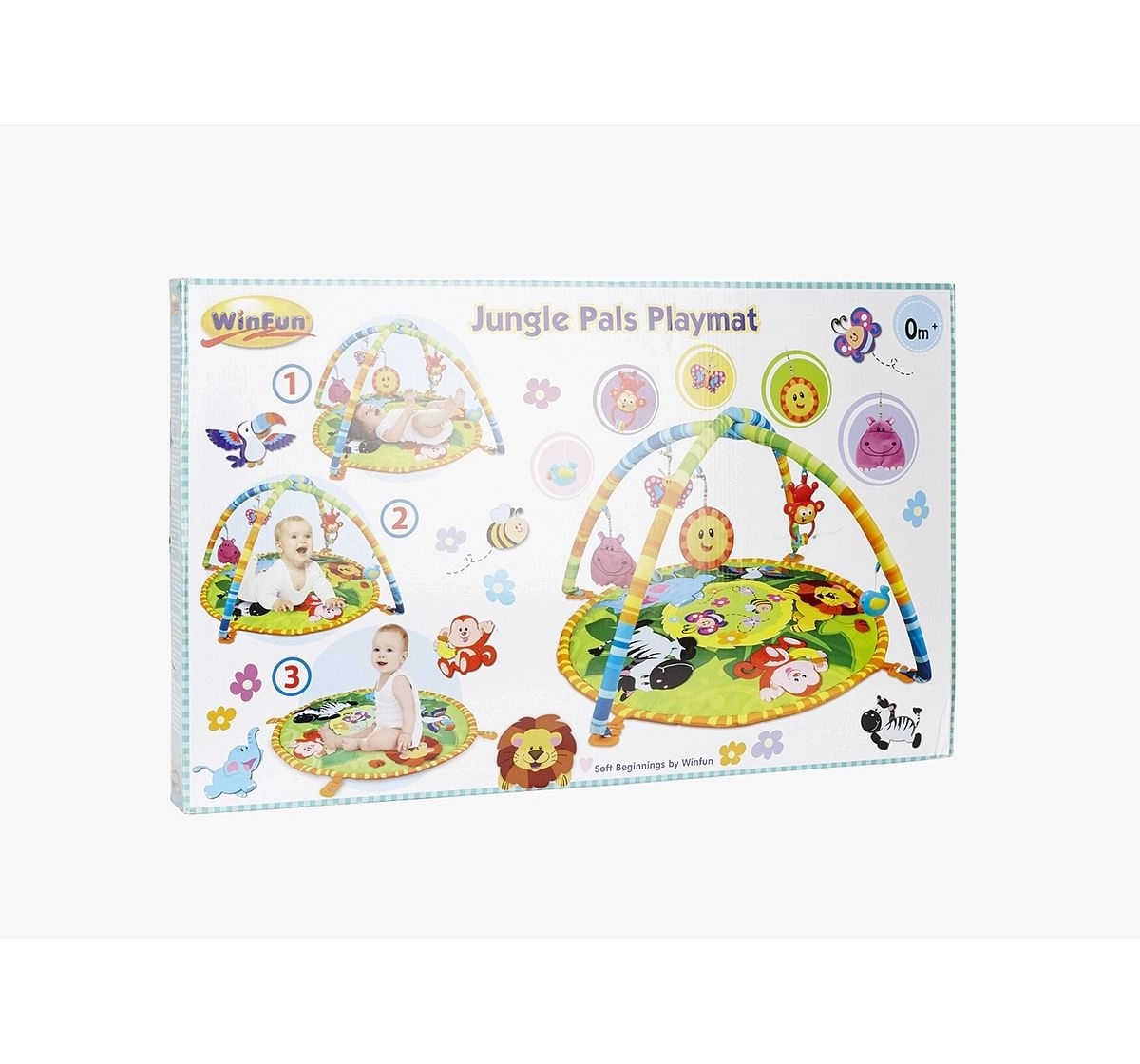 Winfun Jungle Pals Playmat Baby Gear for Kids age 0M+ 