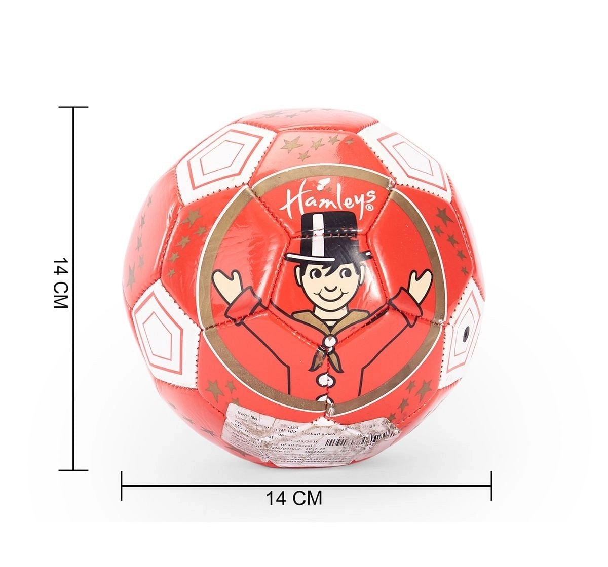 Hamleys Football Small Ball Sports & Accessories for Kids age 3Y+ (Red)