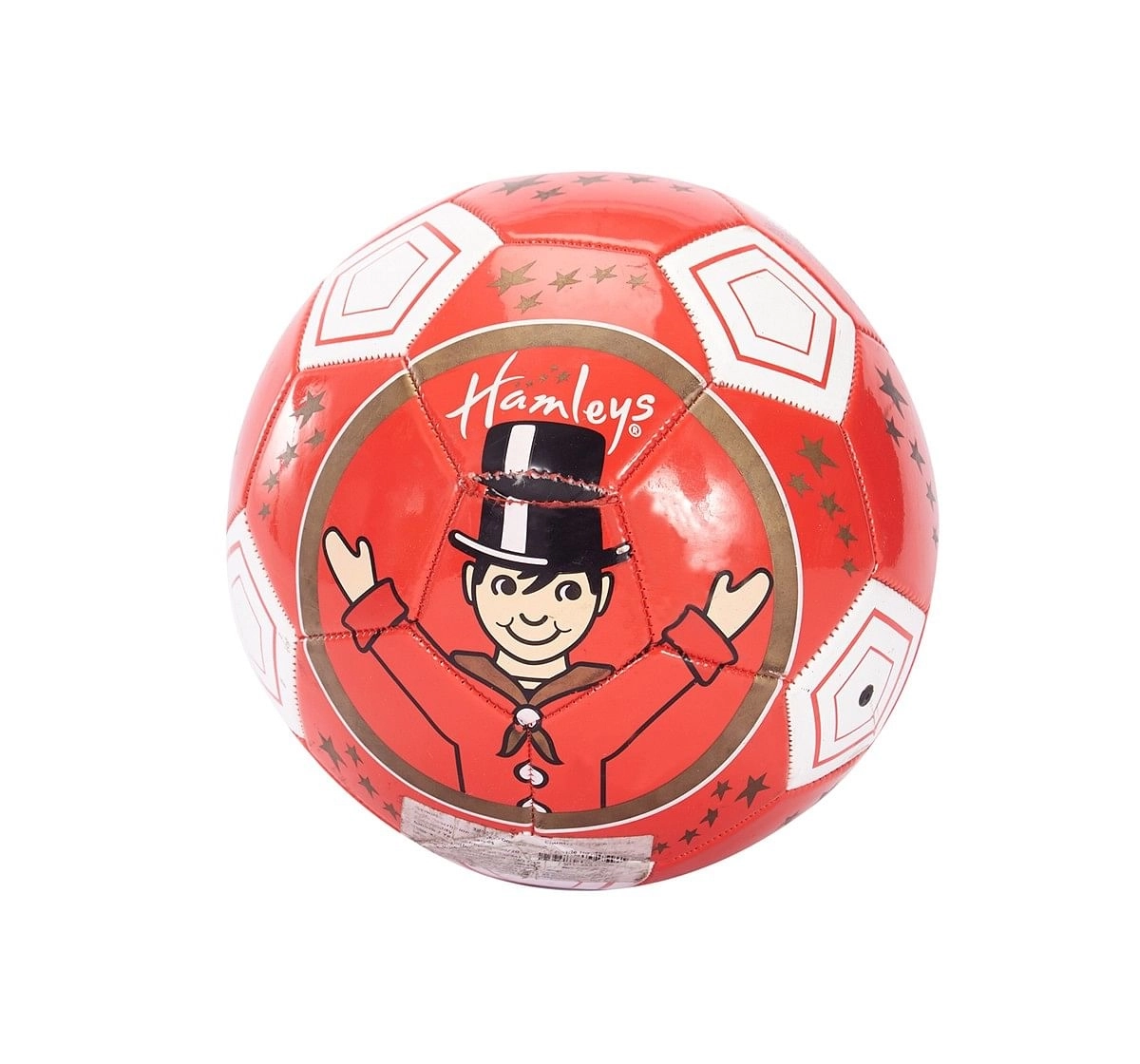Hamleys Football Large Ball Sports & Accessories for Kids age 3Y+ (Red)