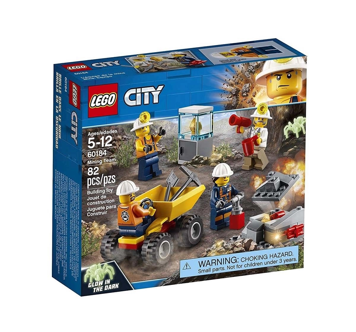 Lego City Mining Team (82 Pcs) 60184  Blocks for Kids age 5Y+ 