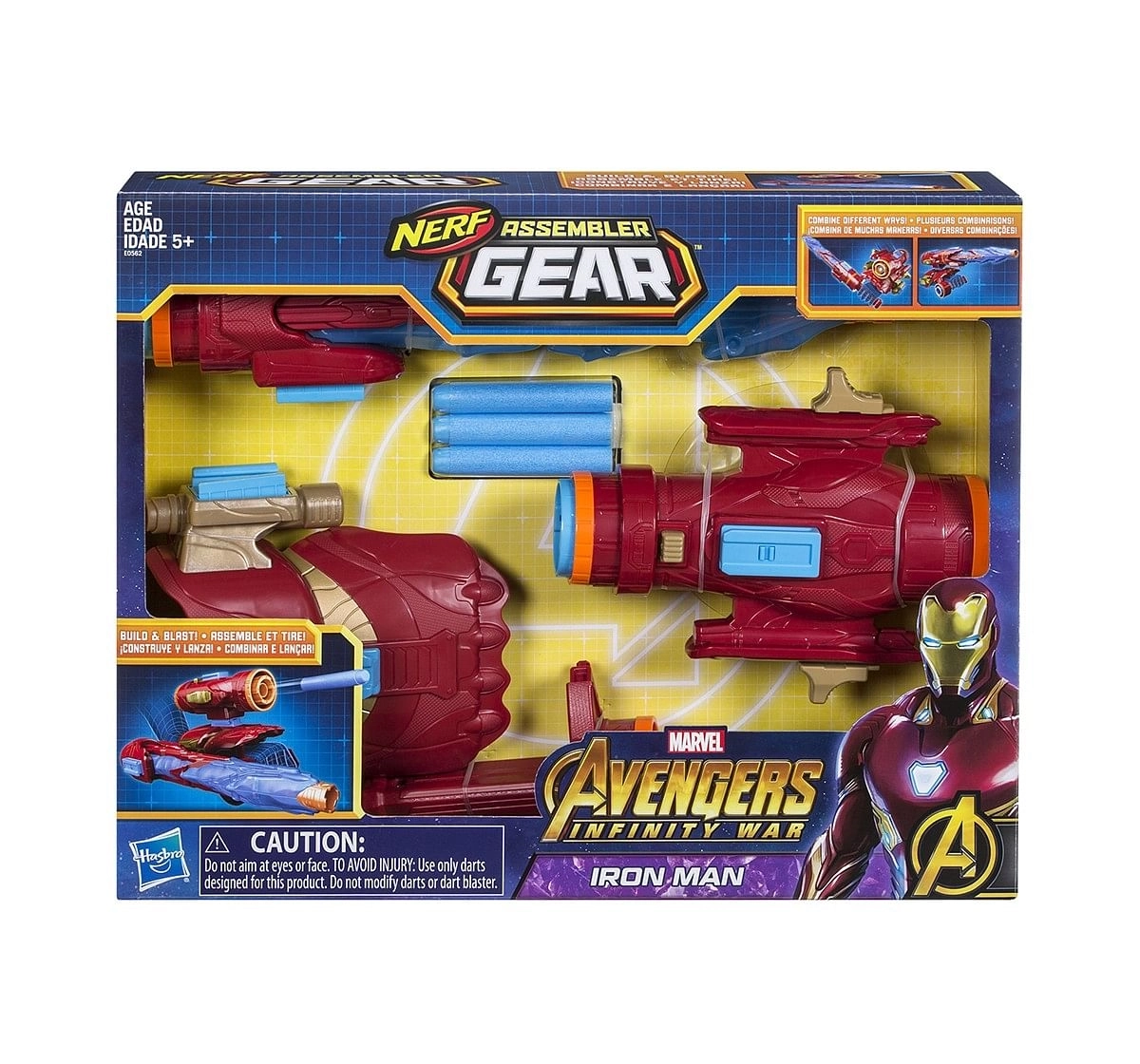 Marvel Nerf Iron Man Assembler Gear Infinity War  Action Figure Play Sets for Kids age 5Y+ 