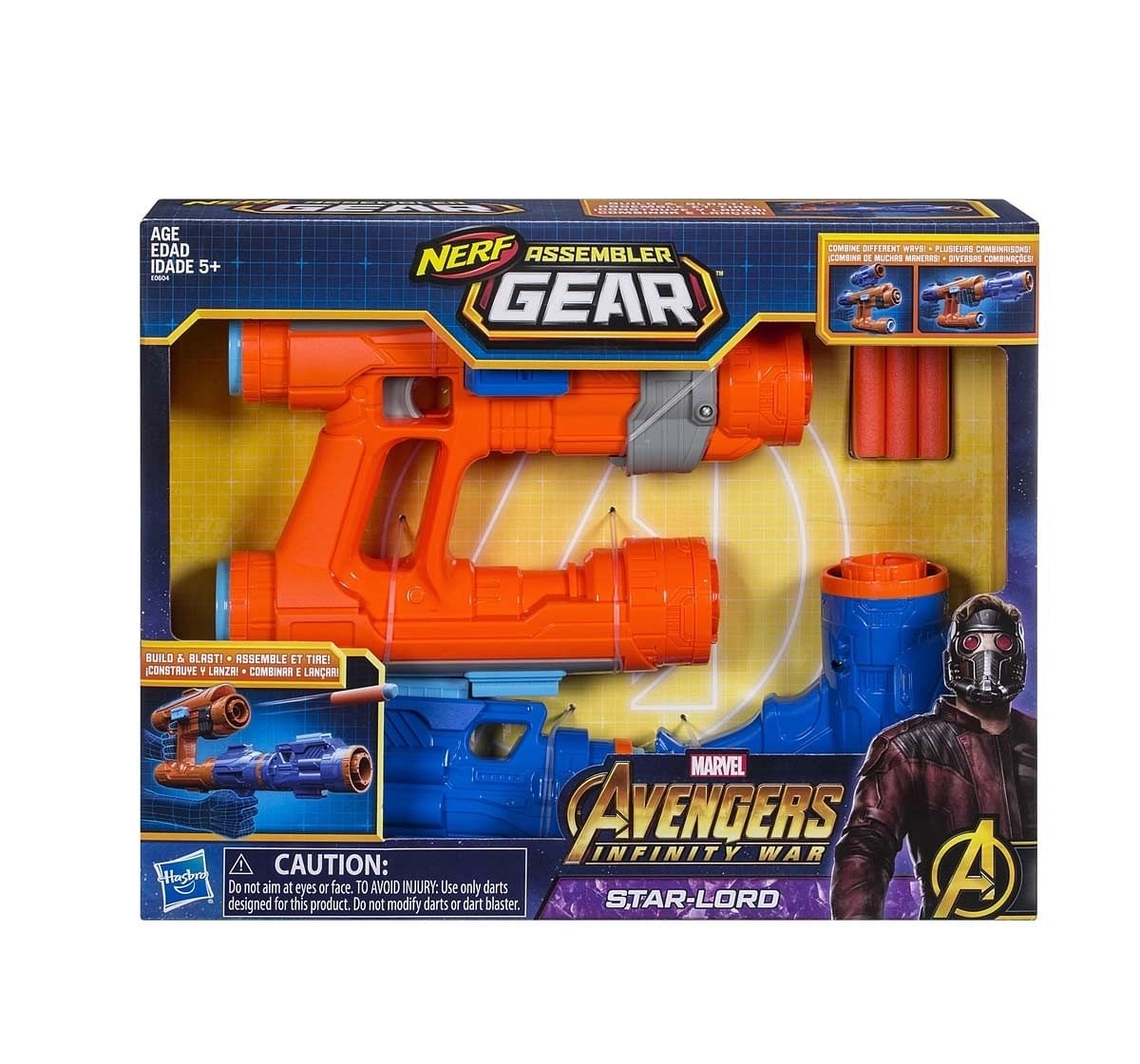 Marvel Avengers: Infinity War Nerf Star-Lord Assembler Gear Action Figure Play Sets for Kids age 5Y+ 