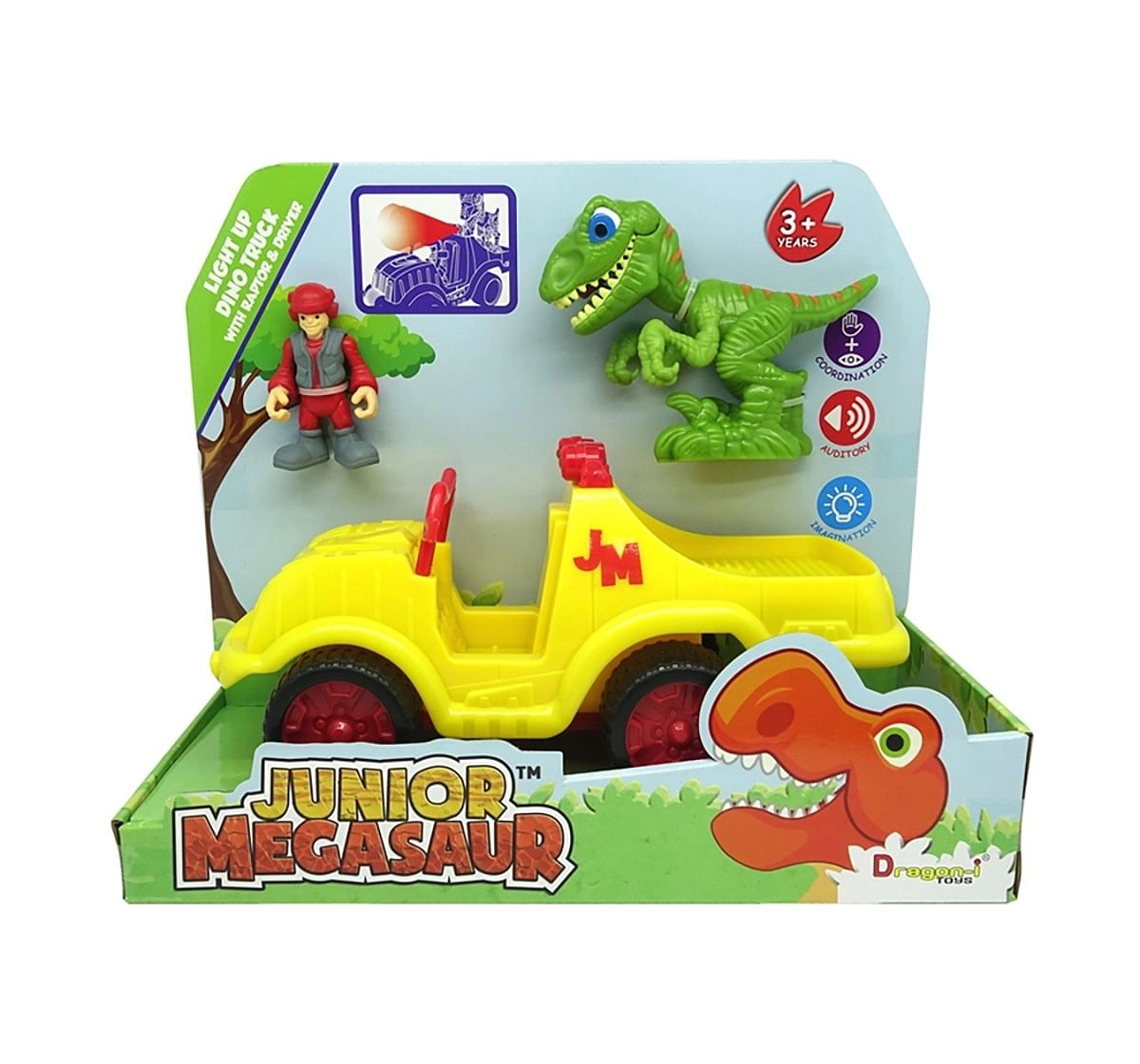 Dragon-I Junior Megasaur Dino Truck Activity Toy for Kids age 3Y+ 
