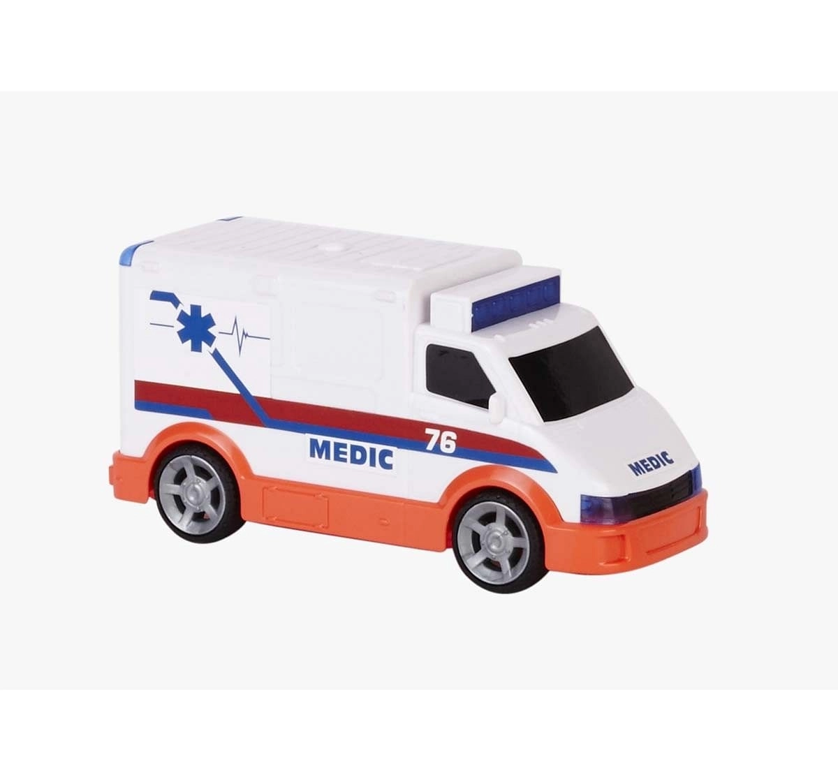 Teamsterz Light & Sound Ambulance - White Vehicles for Kids age 3Y+ 