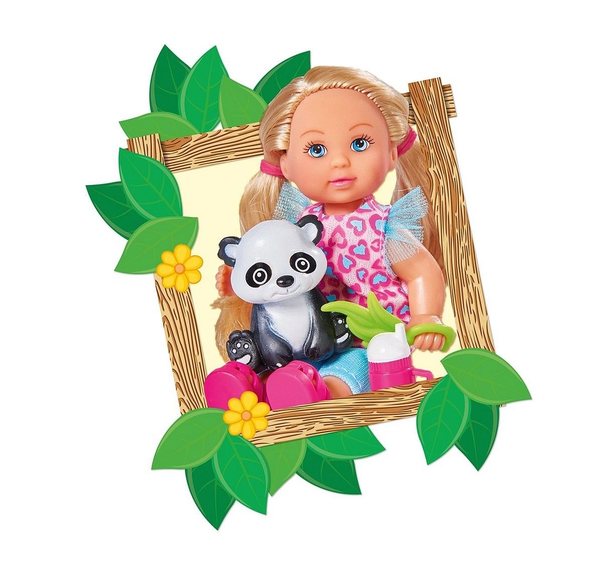 Simba Evi Love Baby Safari, Multi Color Dolls & Accessories for age 3Y+ 