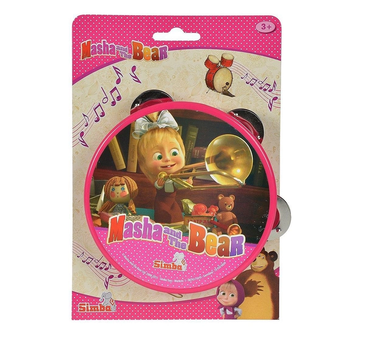 Simba Masha Tambourine Other Instruments for Kids age 3Y+ 