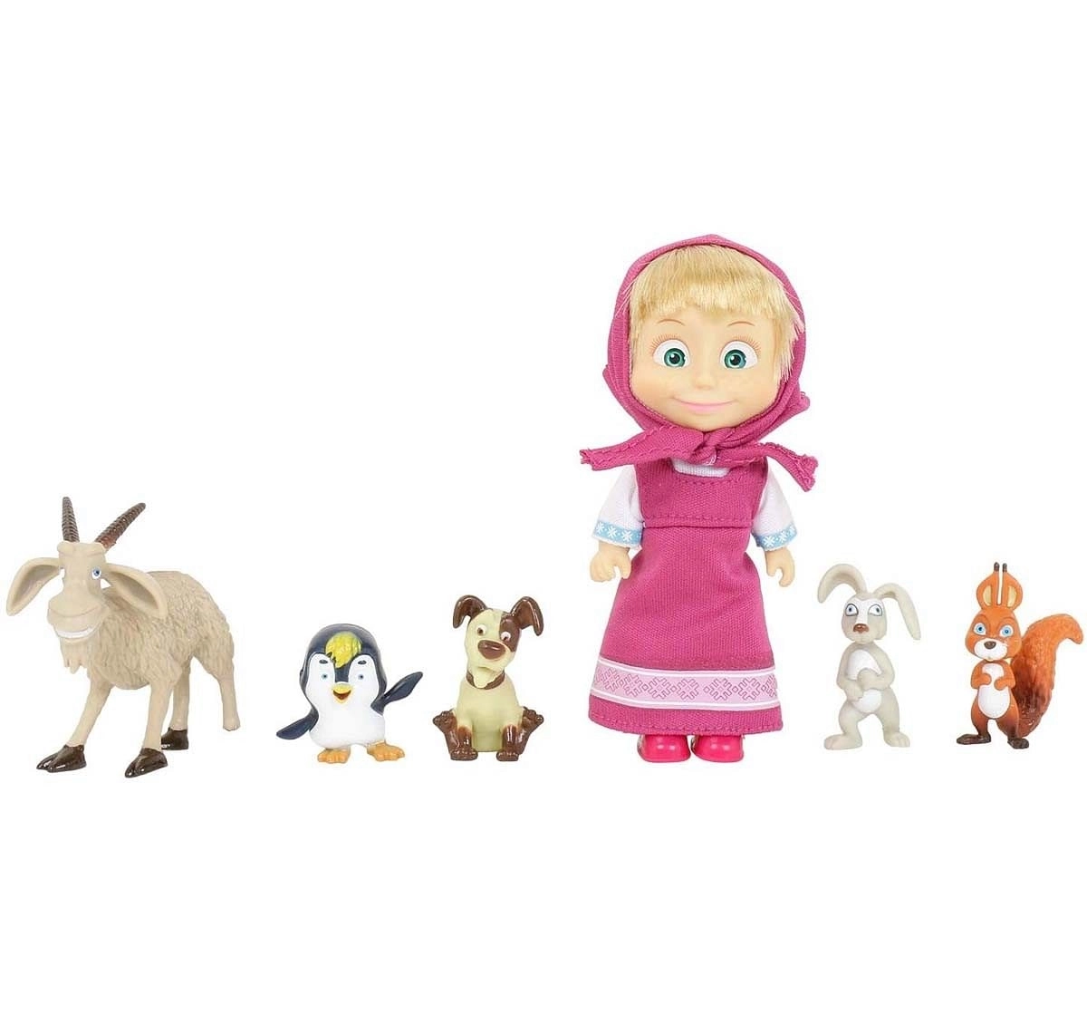 Masha And The Bear with her Animal Friends Roleplay sets for age 3Y+ 