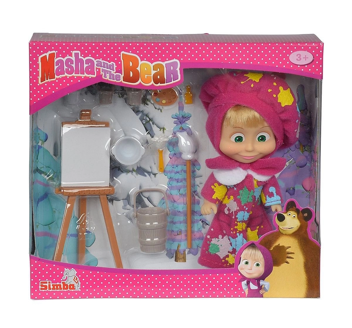 Masha And The Bear - Masha As Painter Roleplay sets for age 3Y+ 