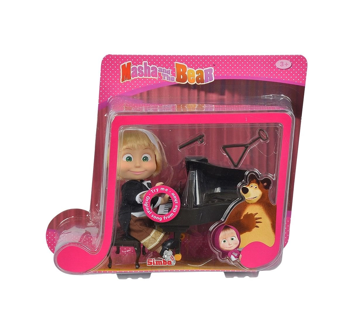 Masha And The Bear Masha Concert Pianist Roleplay sets for age 3Y+ (Black)
