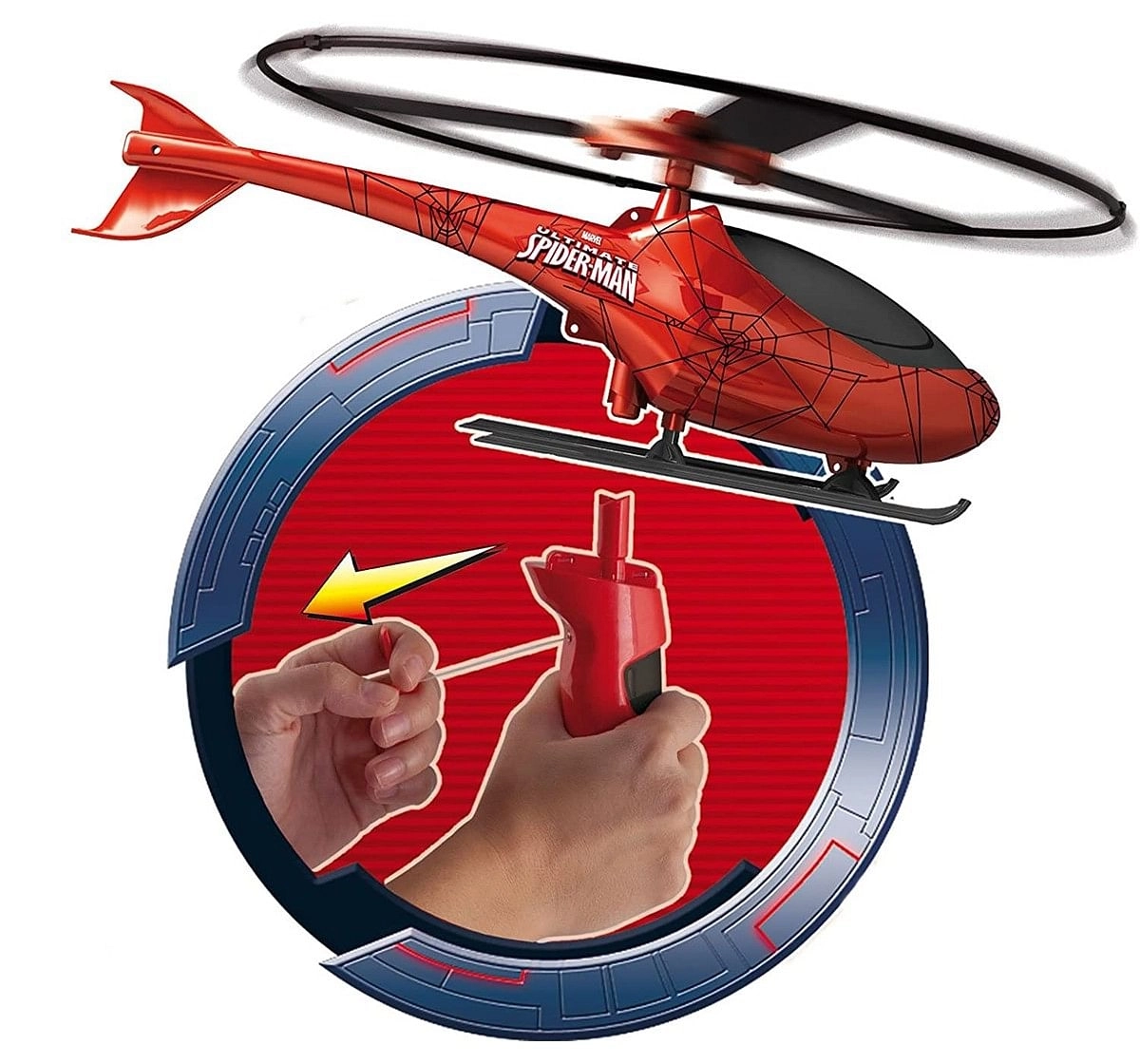 Marvel Spiderman Rescue Helicopter Red