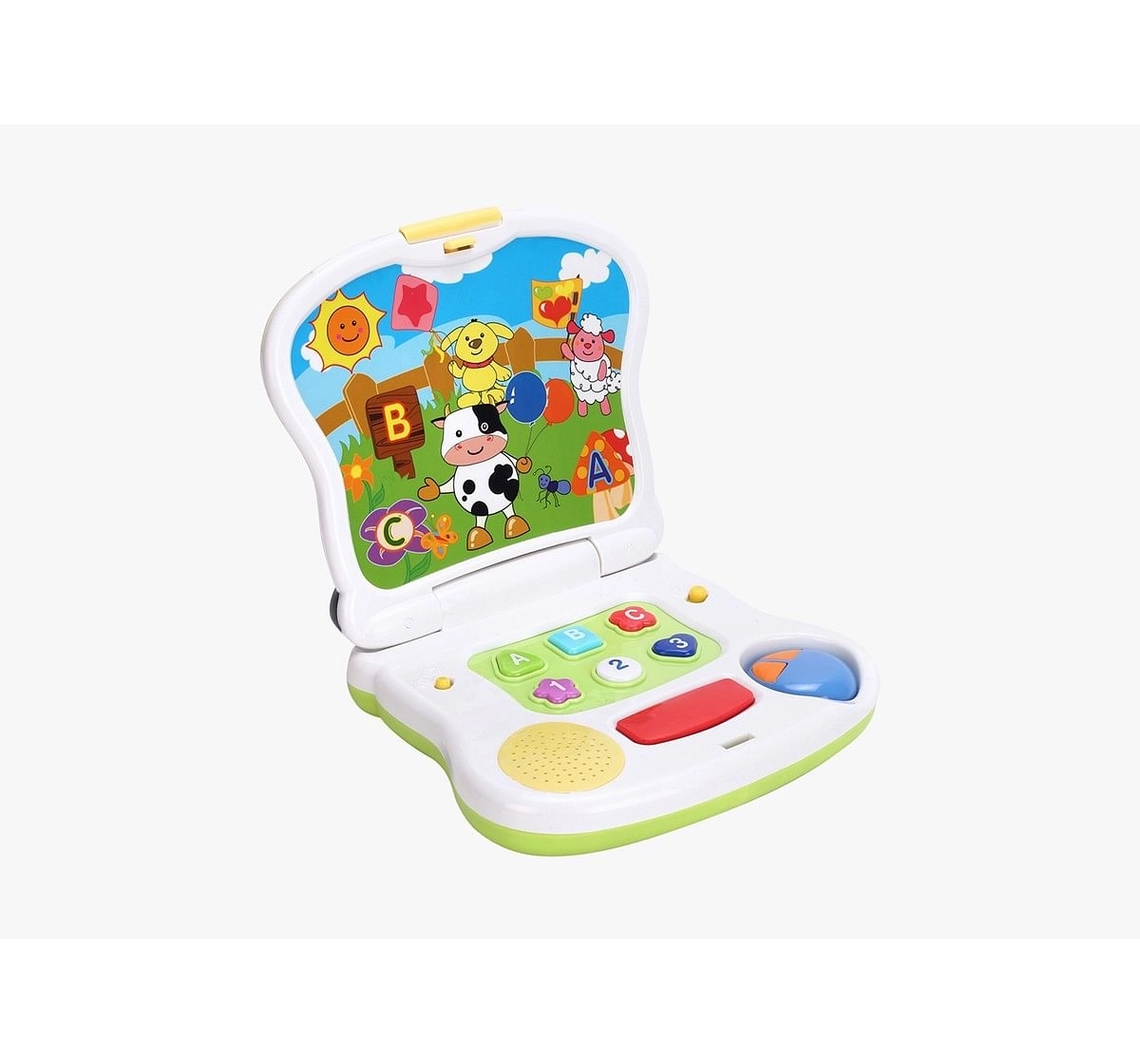 Winfun Laptop Junior Cow-Multicolor Learning Toys for Kids age 12M+ 