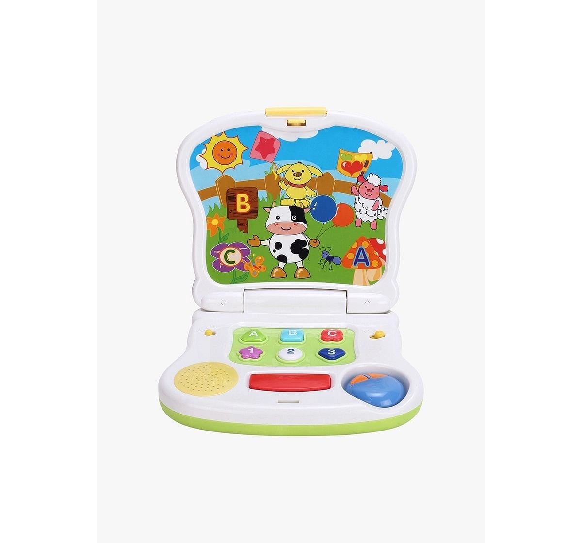 Winfun Laptop Junior Cow-Multicolor Learning Toys for Kids age 12M+ 