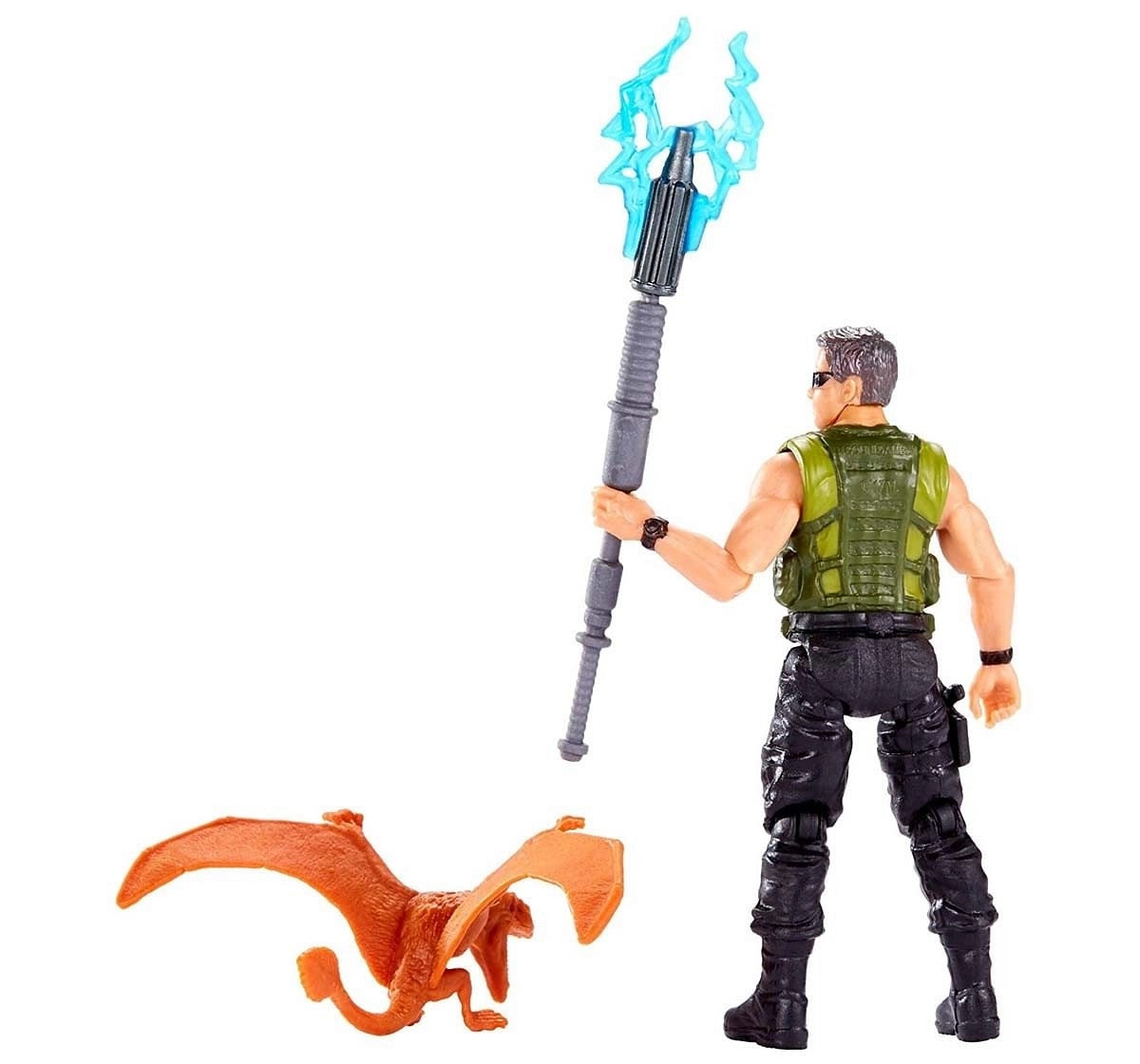Jurassic World Action Products Mercenary Tranquilizer Action Figures for Kids age 4Y+, Assorted