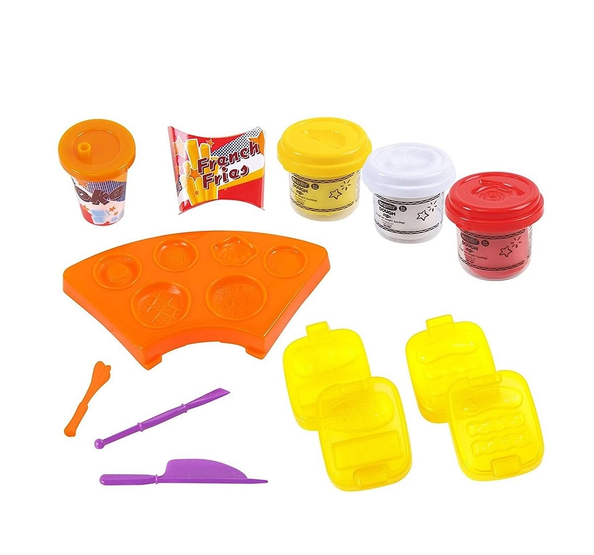 Crayola Modeling Dough Burger Chef Kit Clay & Dough for Kids age 3Y+ 