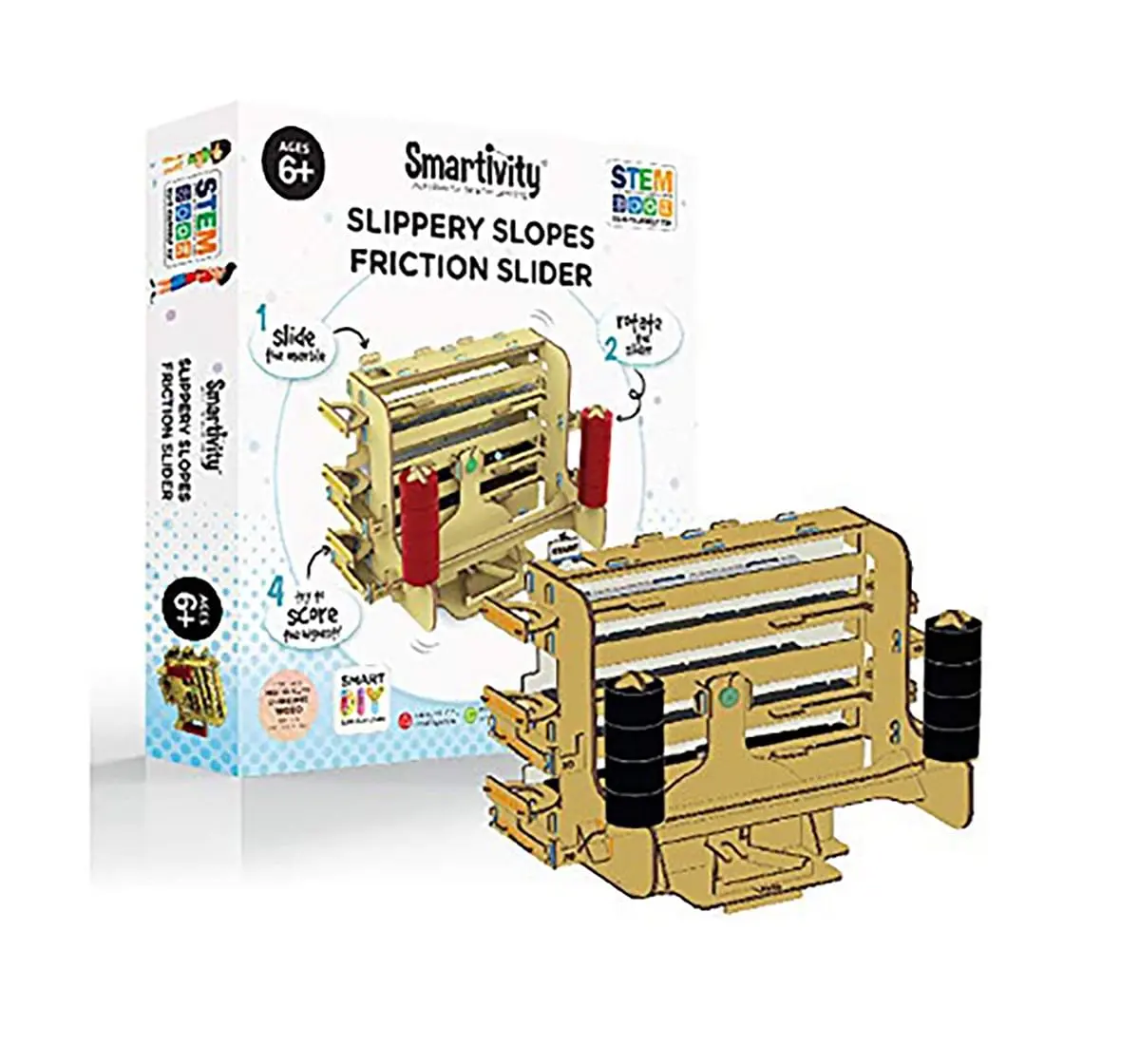 Smartivity Slippery Slopes Friction Slider : Stem, Learning, Educational and Construction Activity Toy Gift for Kids age 6Y+  (Multi-Color)