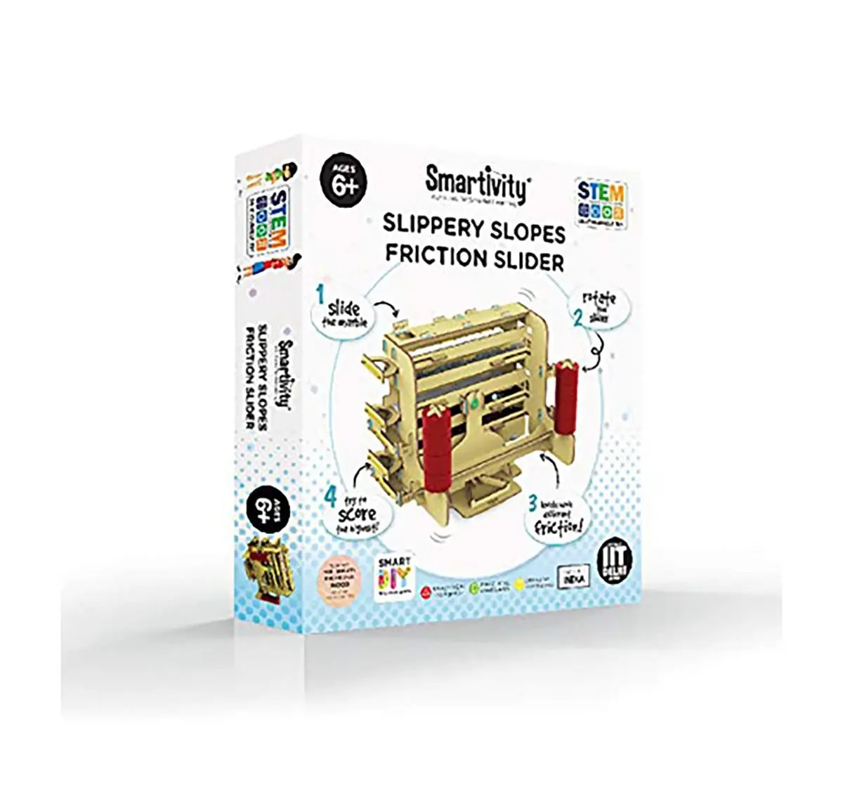 Smartivity Slippery Slopes Friction Slider : Stem, Learning, Educational and Construction Activity Toy Gift for Kids age 6Y+  (Multi-Color)