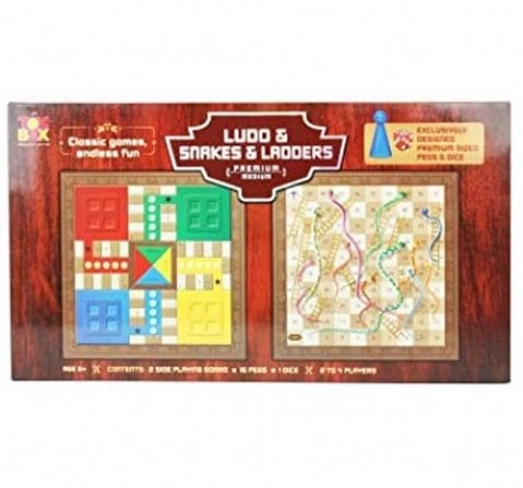 ToysBox Ludo Snakes and Ladders Board Games for Kids age 6Y+ 