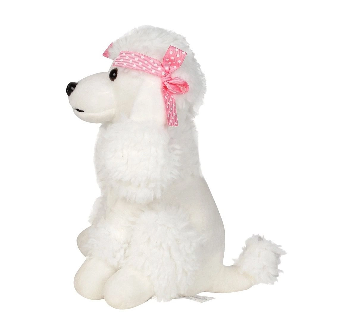 Cuddles Poodle Dog 6 Cms Plush Toy for New Born Kids age 0M+ (White)