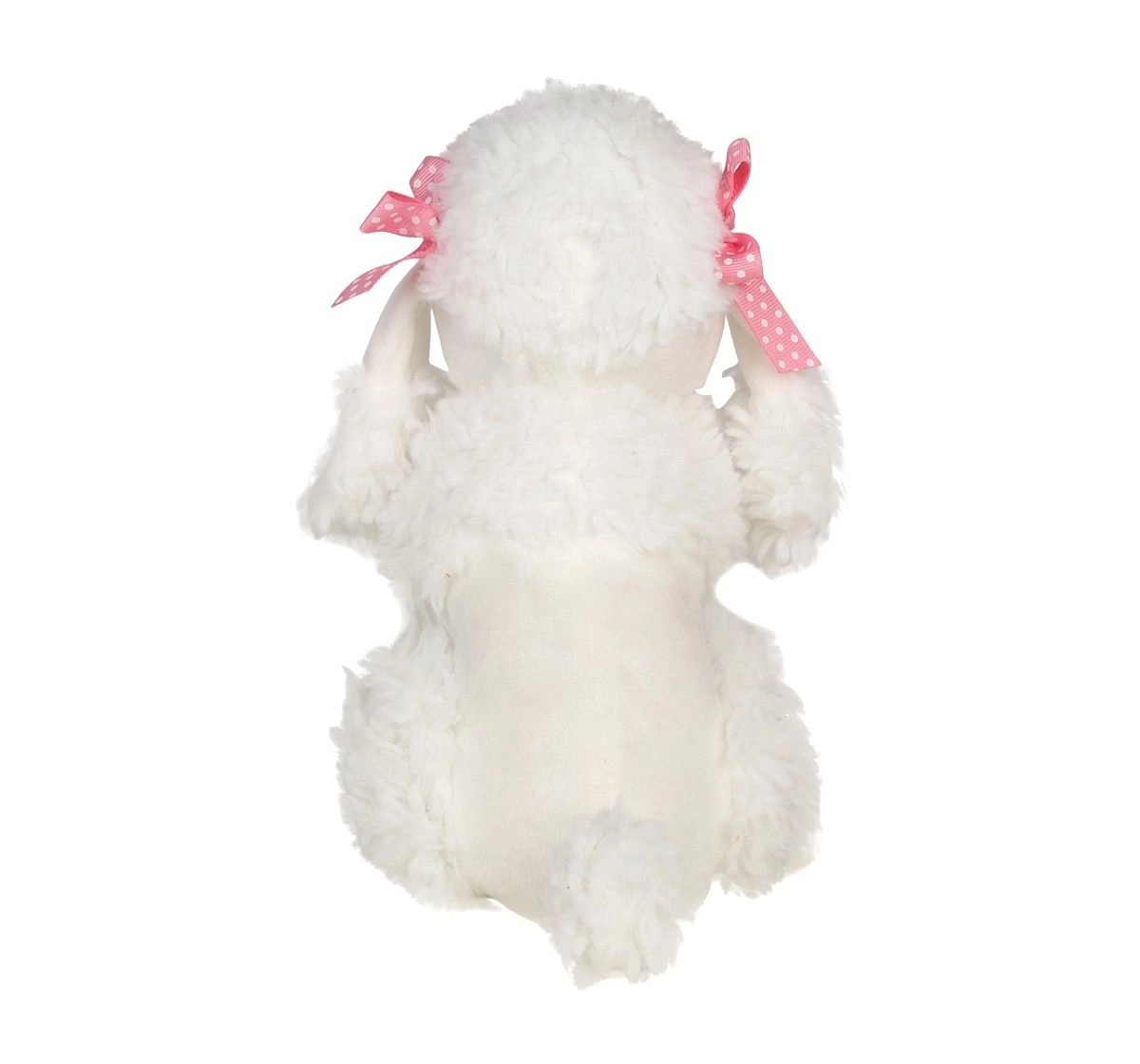 Cuddles Poodle Dog 6 Cms Plush Toy for New Born Kids age 0M+ (White)